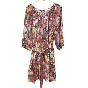 Elizabeth and James Multicolor Midi Dress